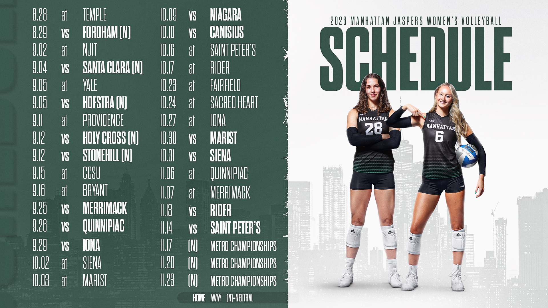 2026 VB Schedule