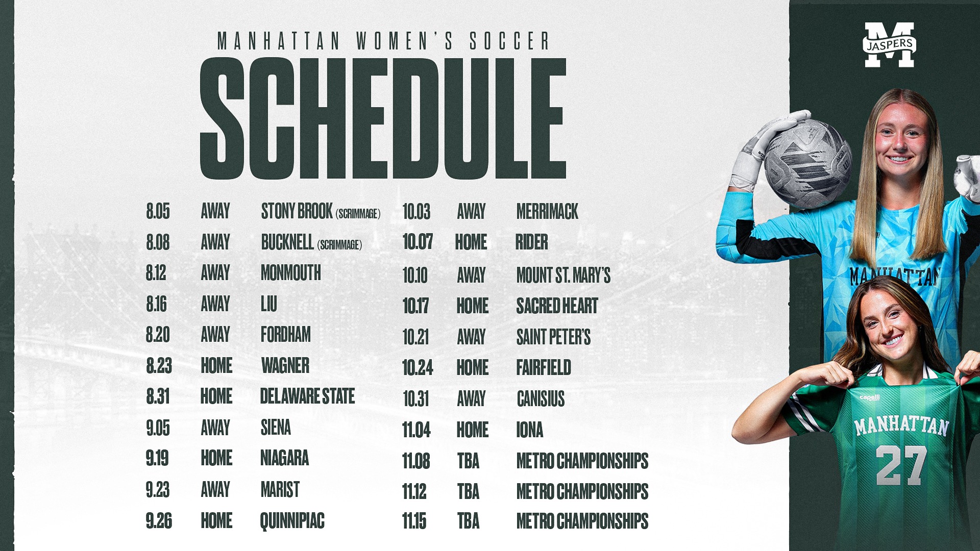 2026 WSOC NEW Schedule