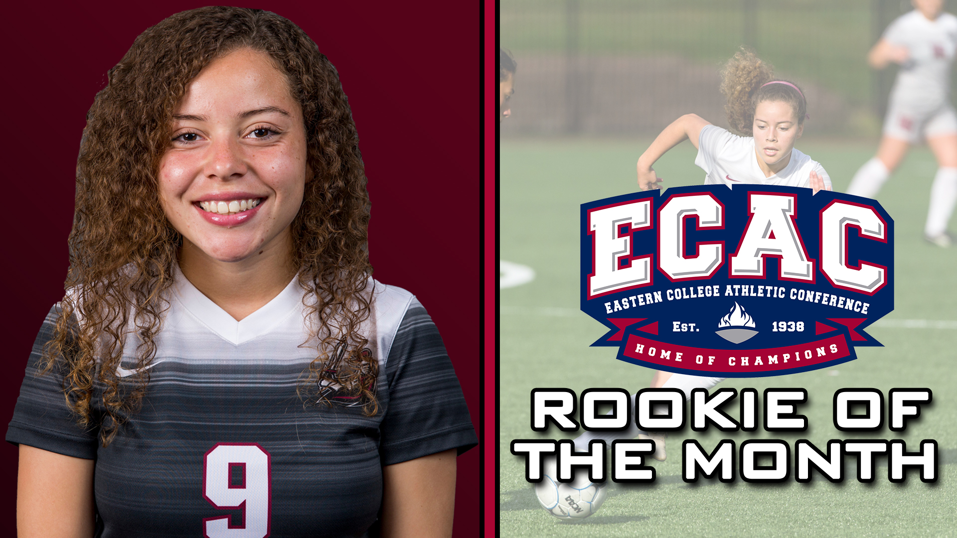 Aracena Earns ECAC Rookie of the Month Honors - Manhattanville College ...