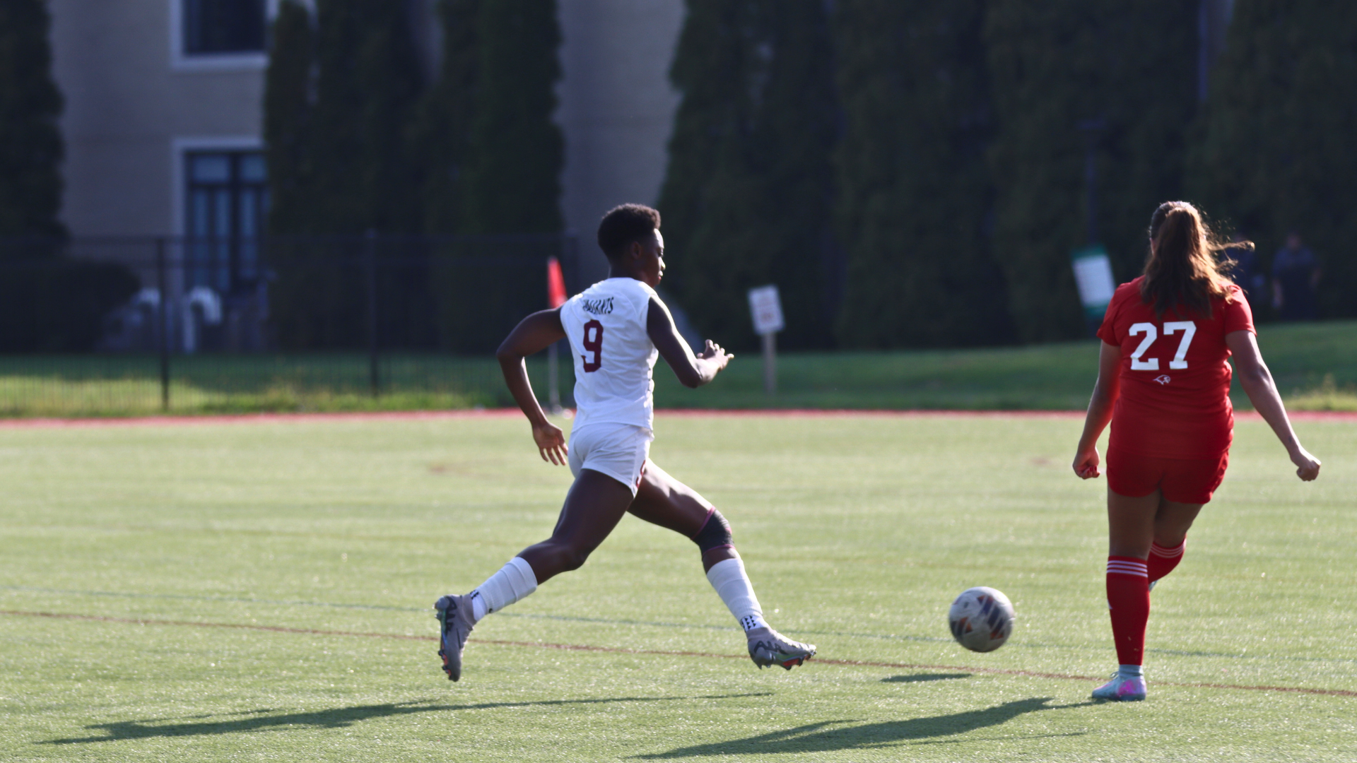 gibson playing soccer