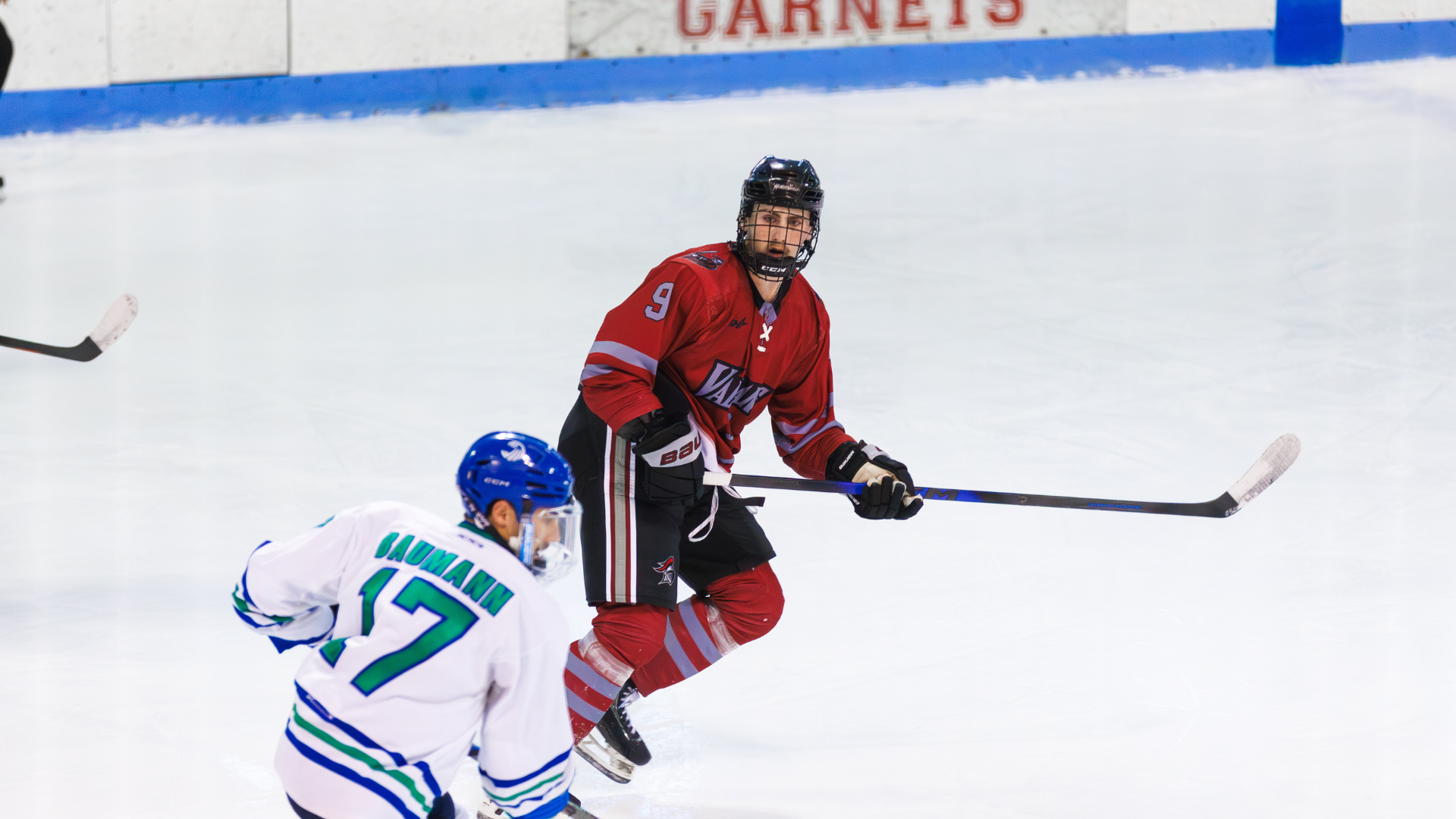 Tristan D'Elia chasing down opponent 