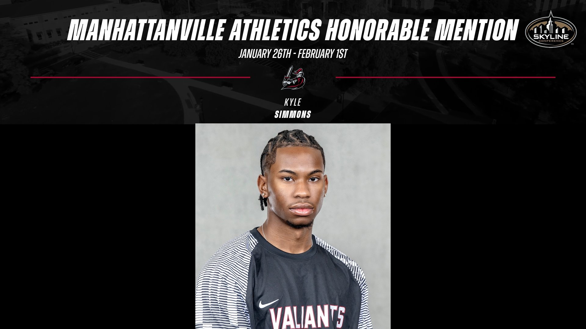 Kyle Simmons earns Honorable Mention after opening weekend 