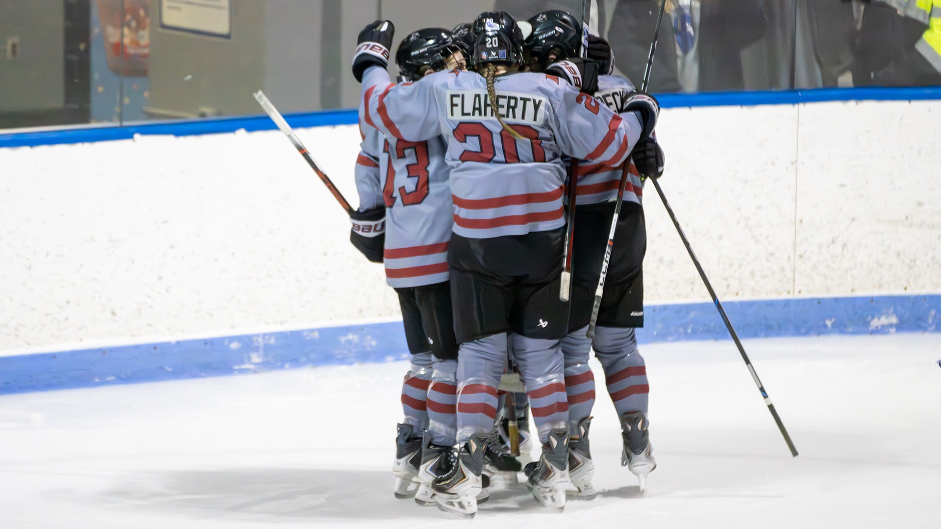 Women's Hockey Goal celebration
