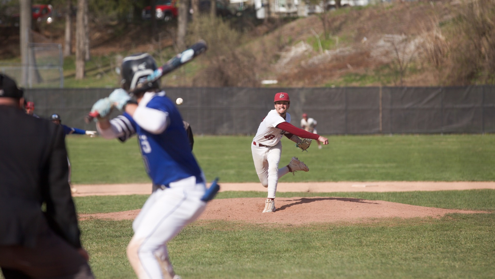jack lally pitching to mount saint mary