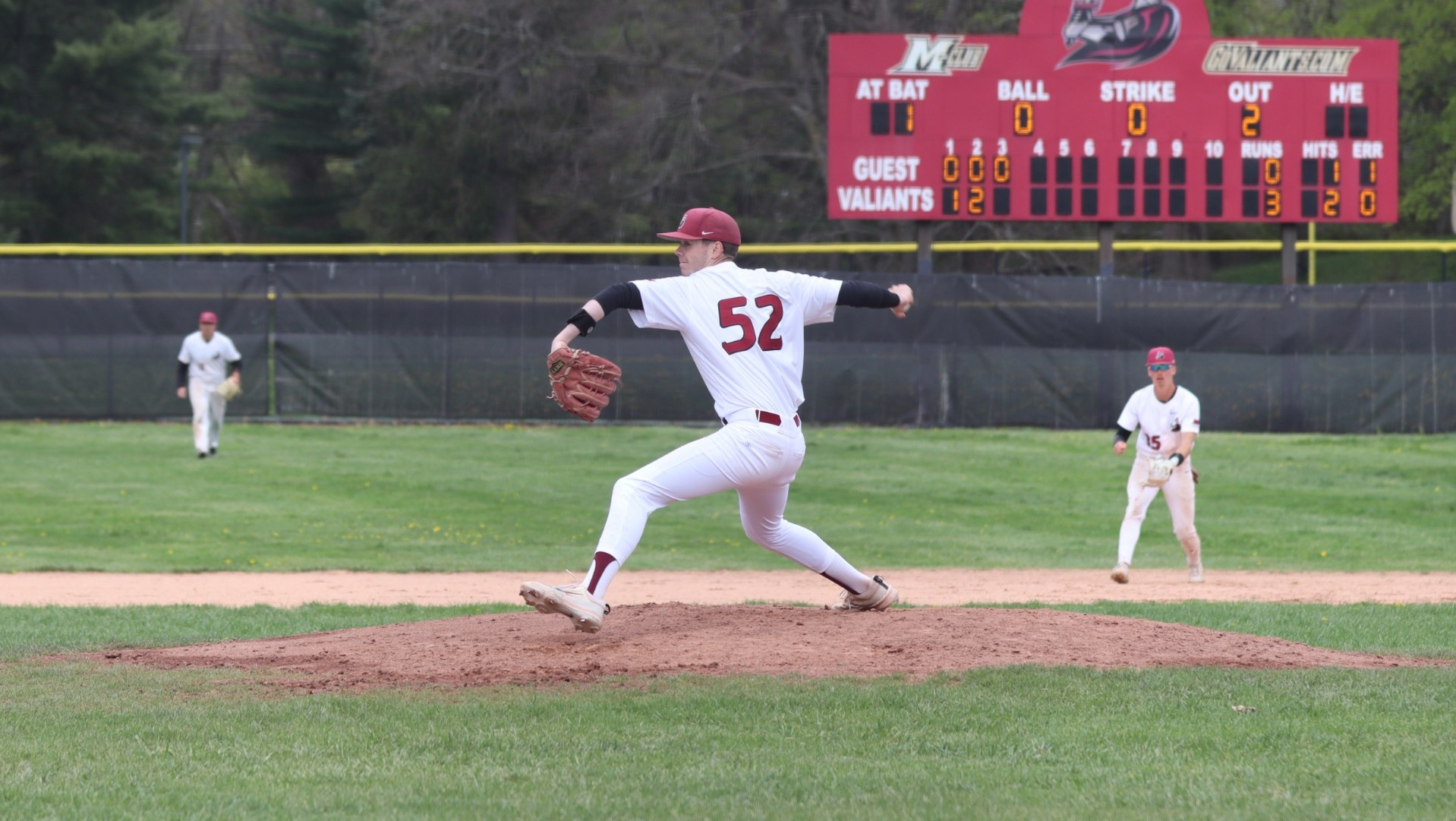 mccann throwing a pitch against umsv