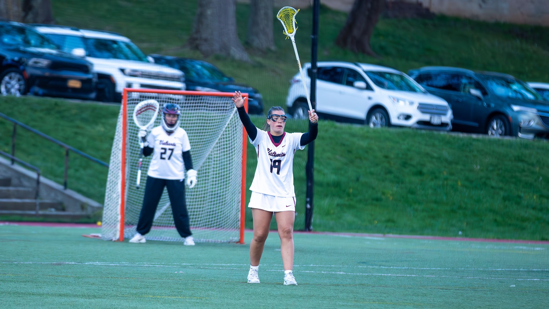 Molly Sances defends against USMMA