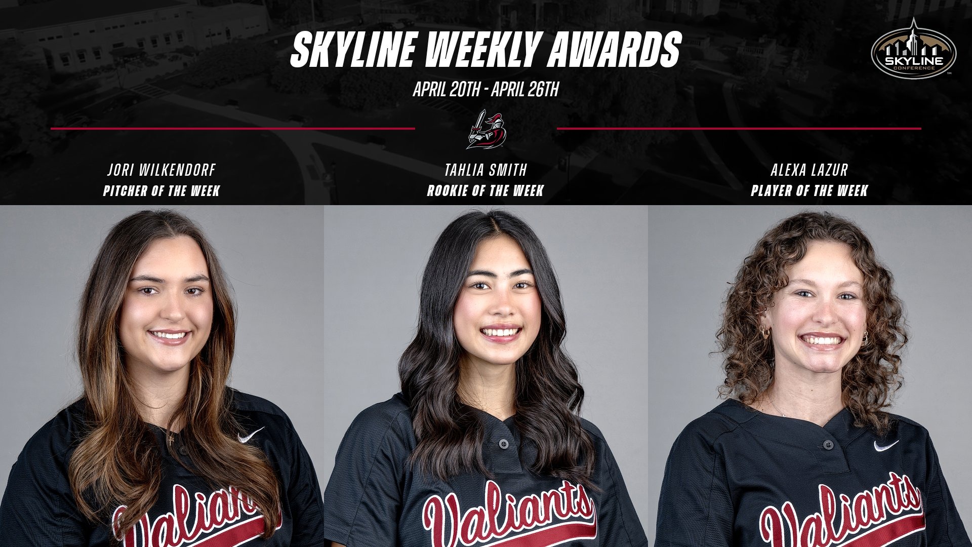 Softball sweeps Skyline awards