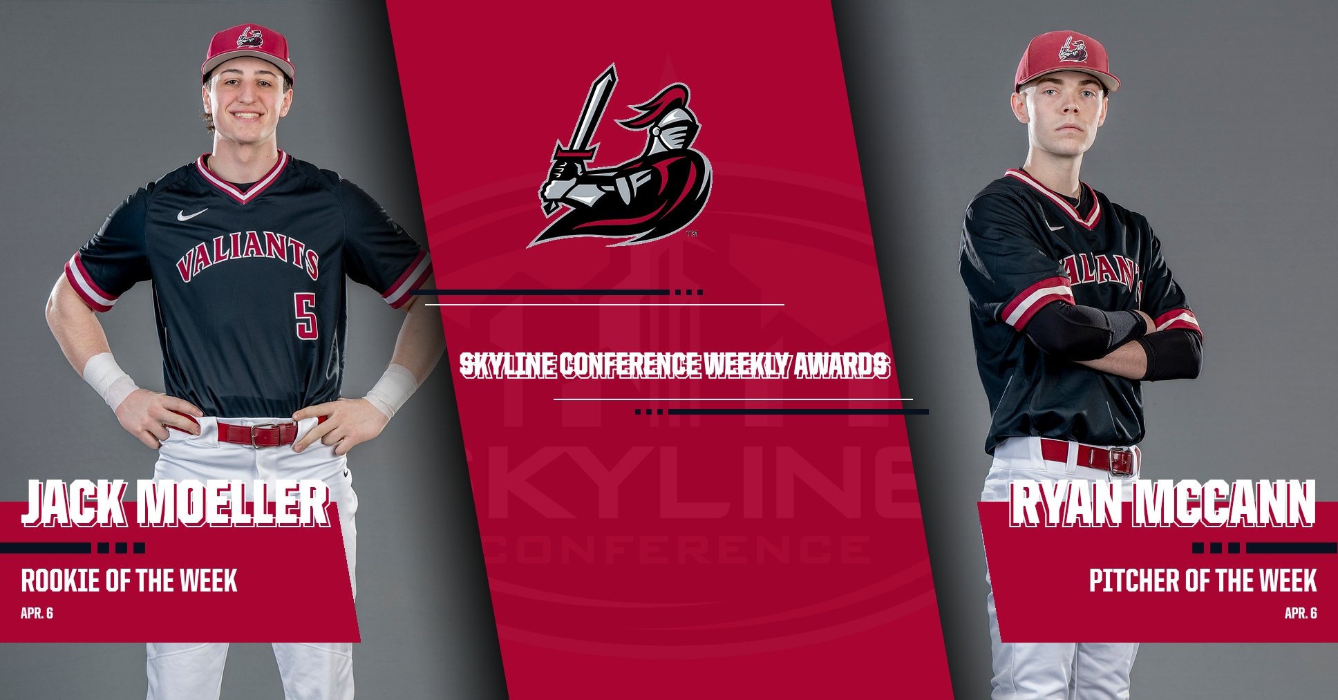 mccann and moeller earn weekly titles, pitcher and rookie of the week