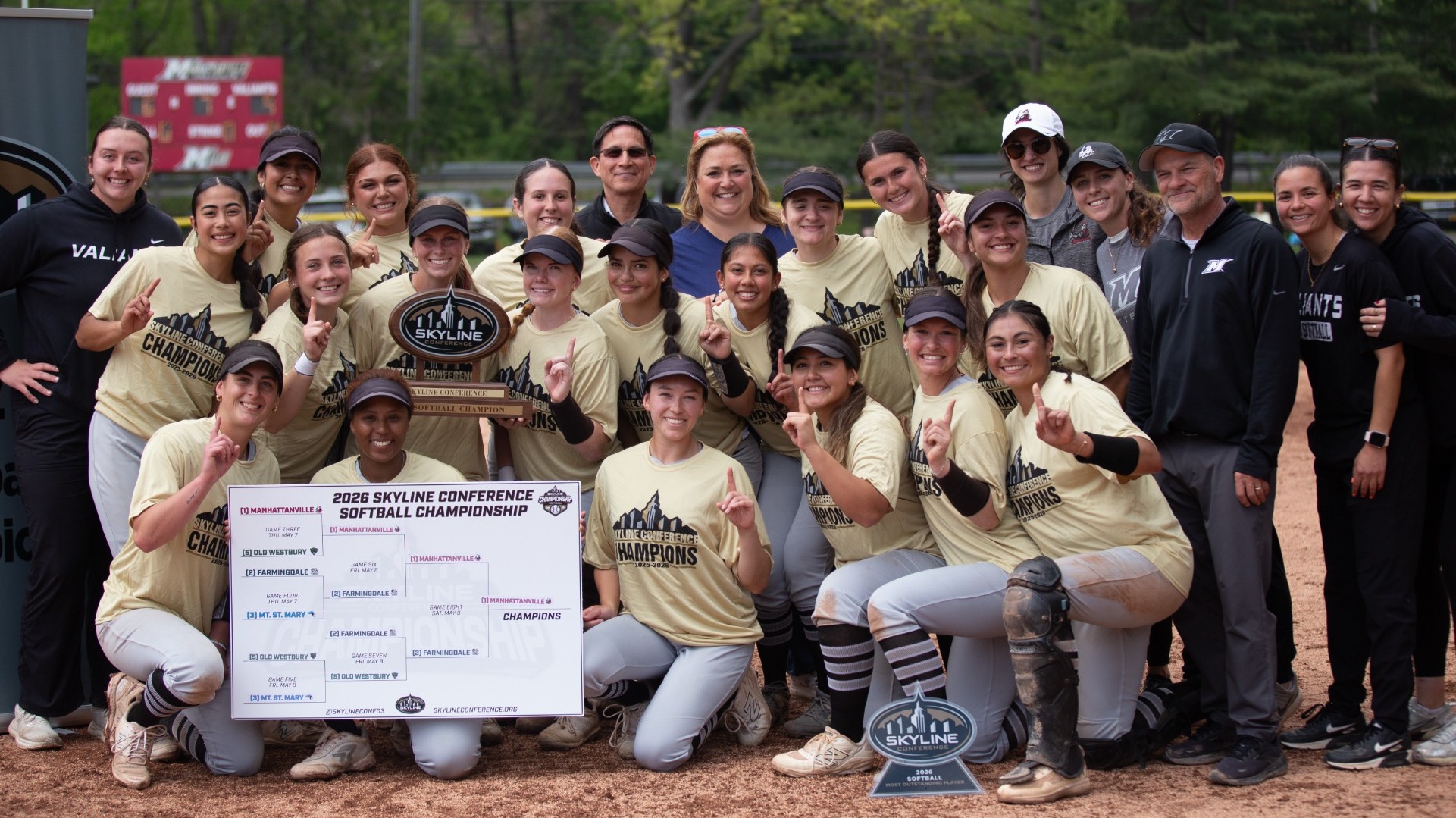 Softball 2026 Skyline Conference Championship Team Photo
