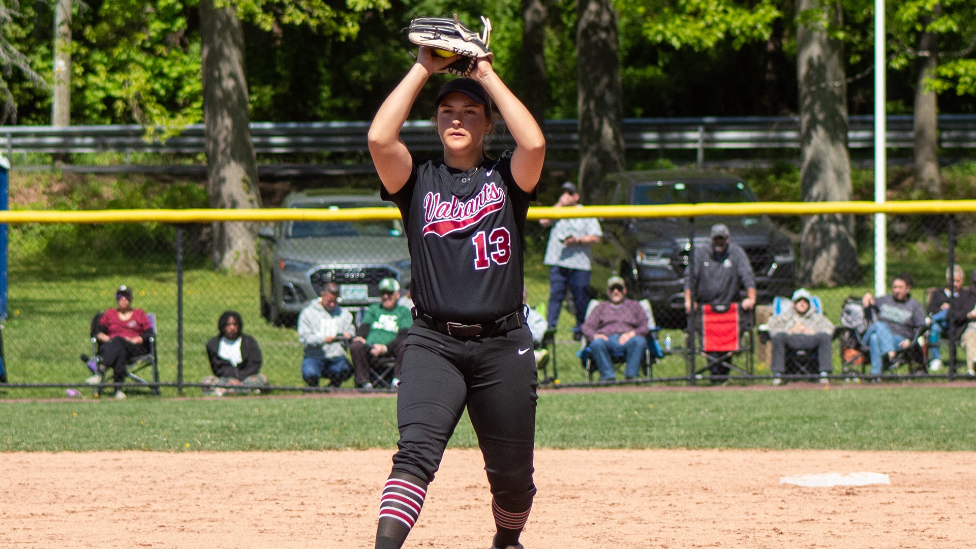 Jori Wilkendorf pitching vs Farmingdale