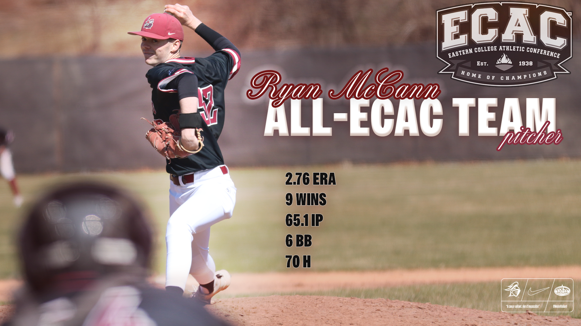 mccann all ecac team pitcher