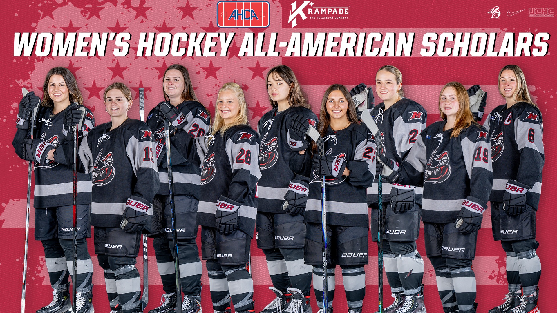 WHOC AHCA 2025-26 All-American Scholars