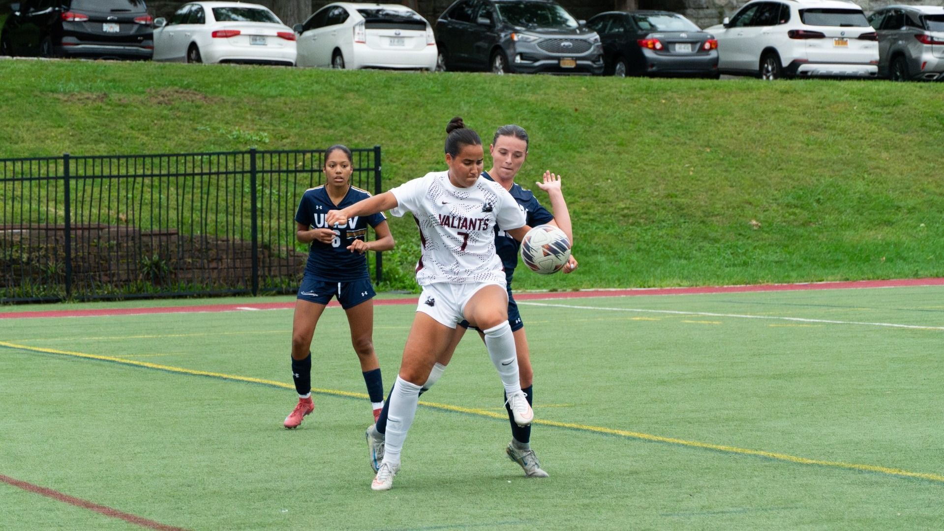 drita receiving the ball