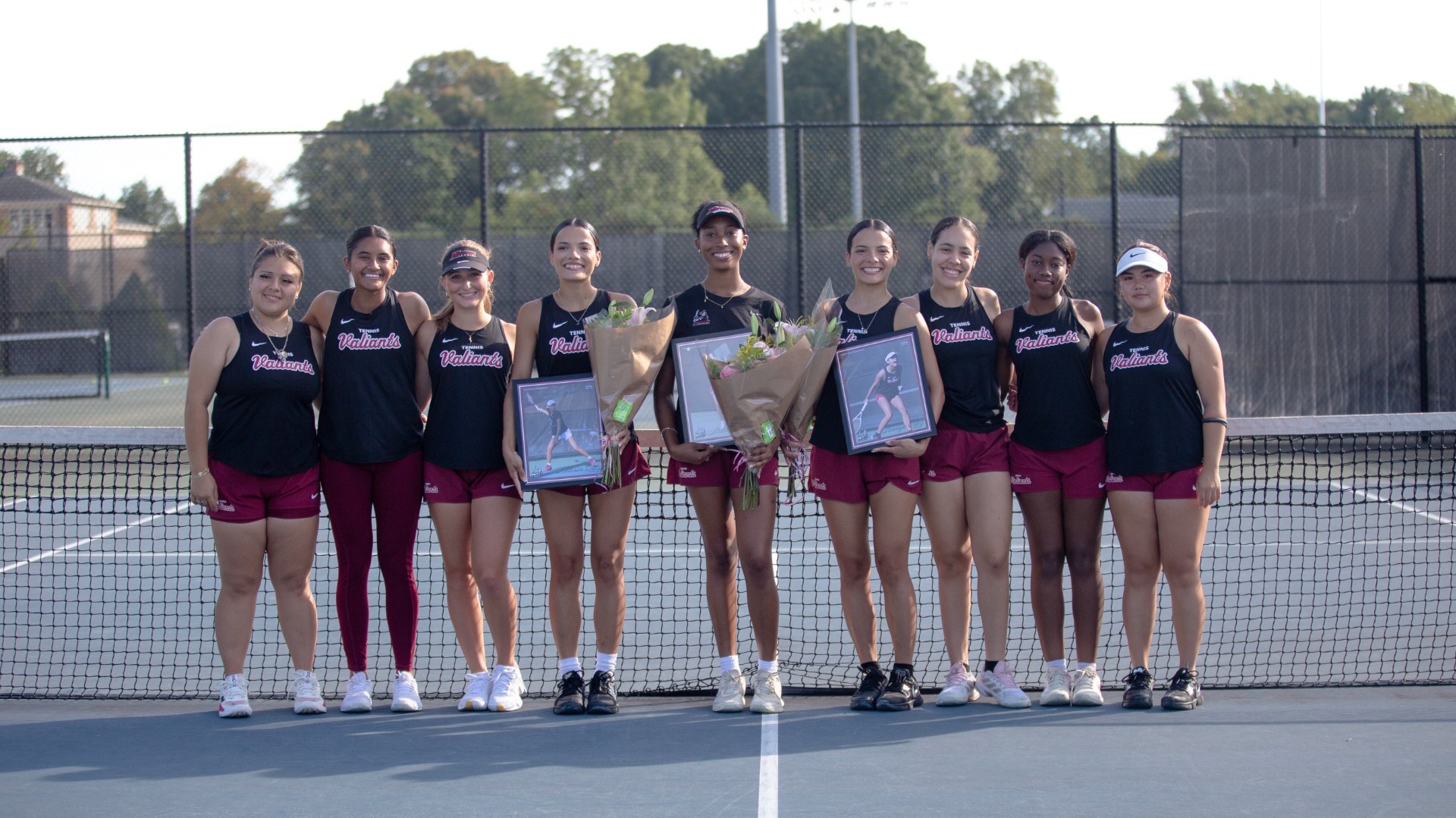 Women's tennis senior day photo