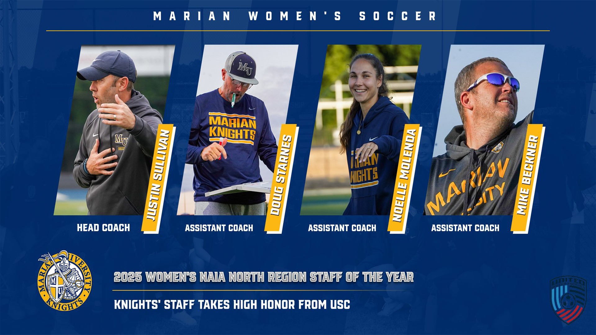 soccer coaching staff of the year