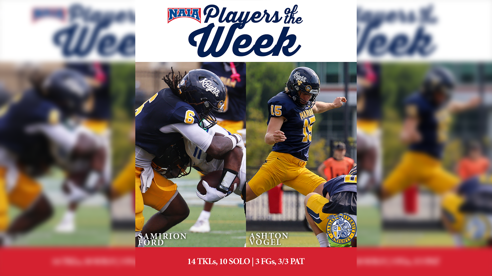 naia players of the week