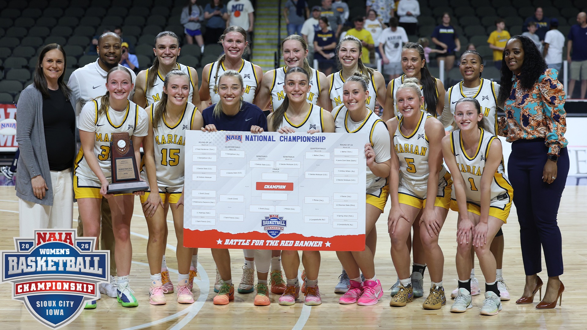 WBB Team NAIA QUarters