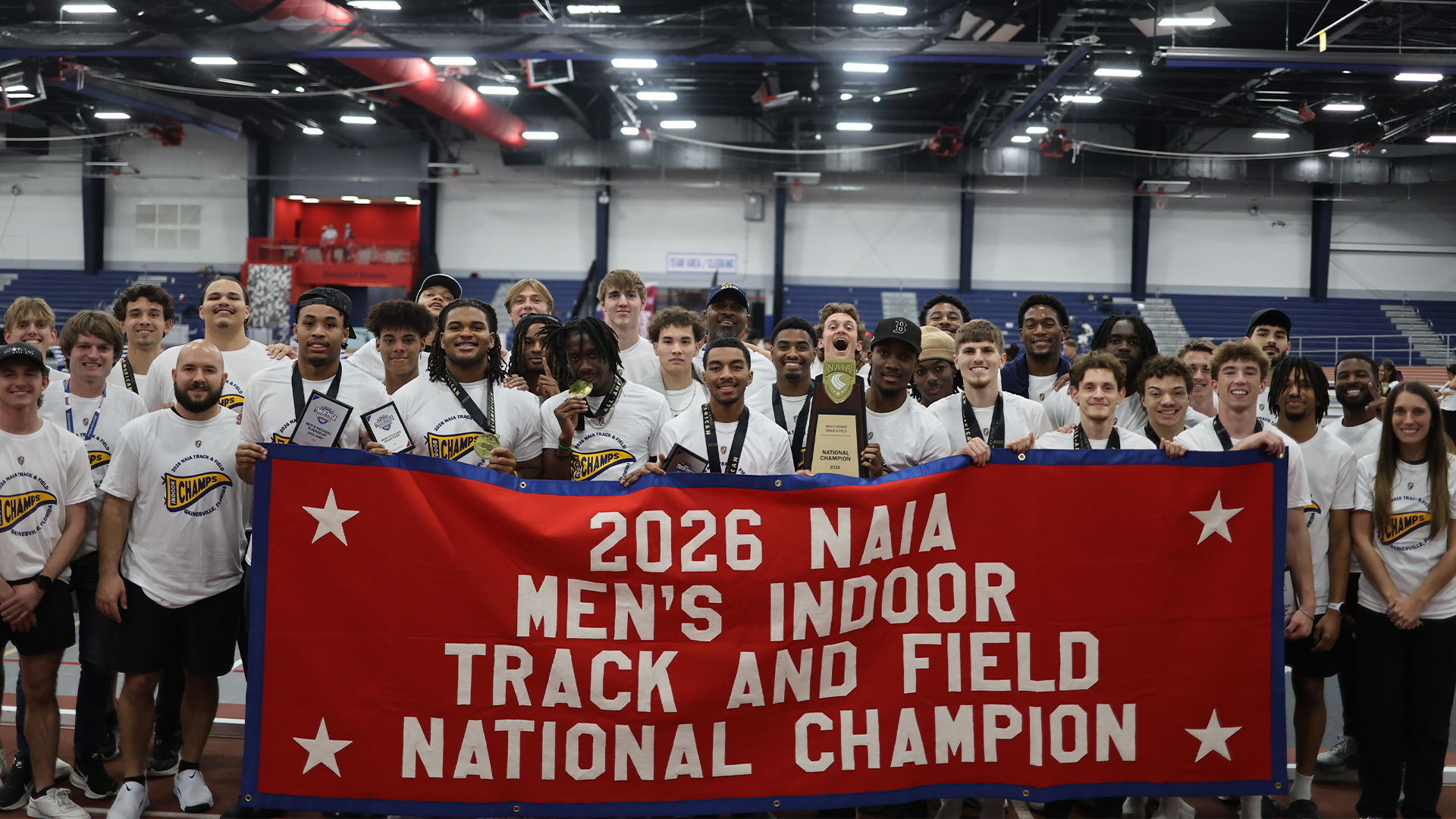 Men's 2026 indoor champions