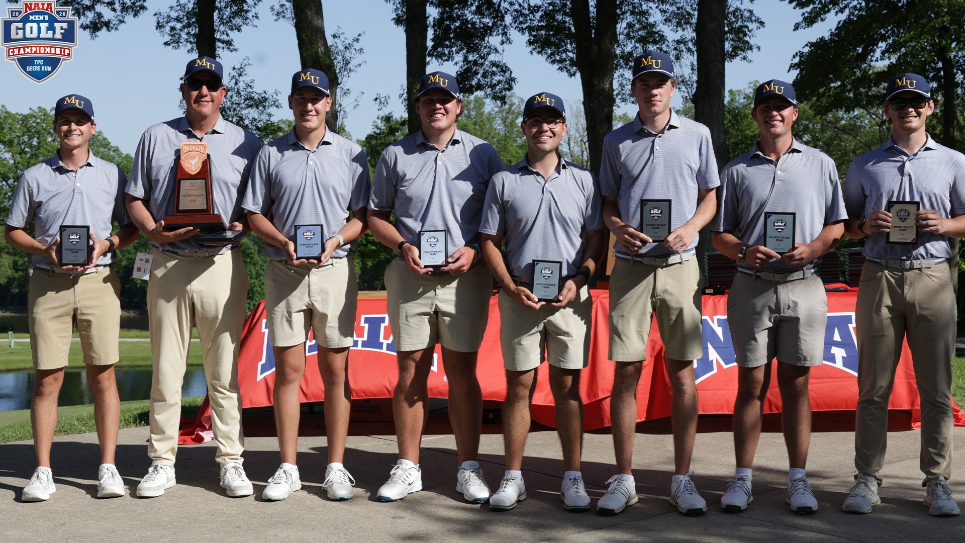 Marian Men's Golf 2026 NAIA 4th Place