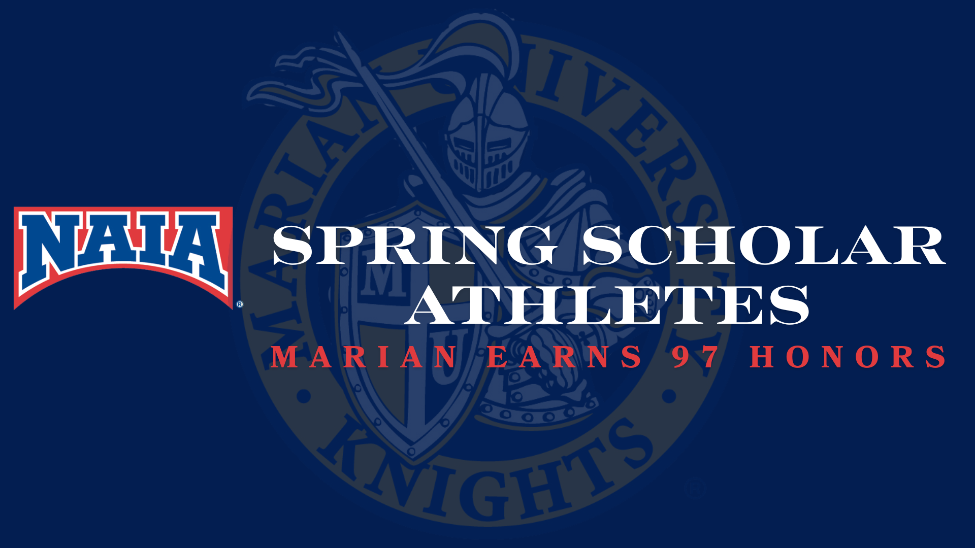 NAIA Spring Scholar-Athletes 