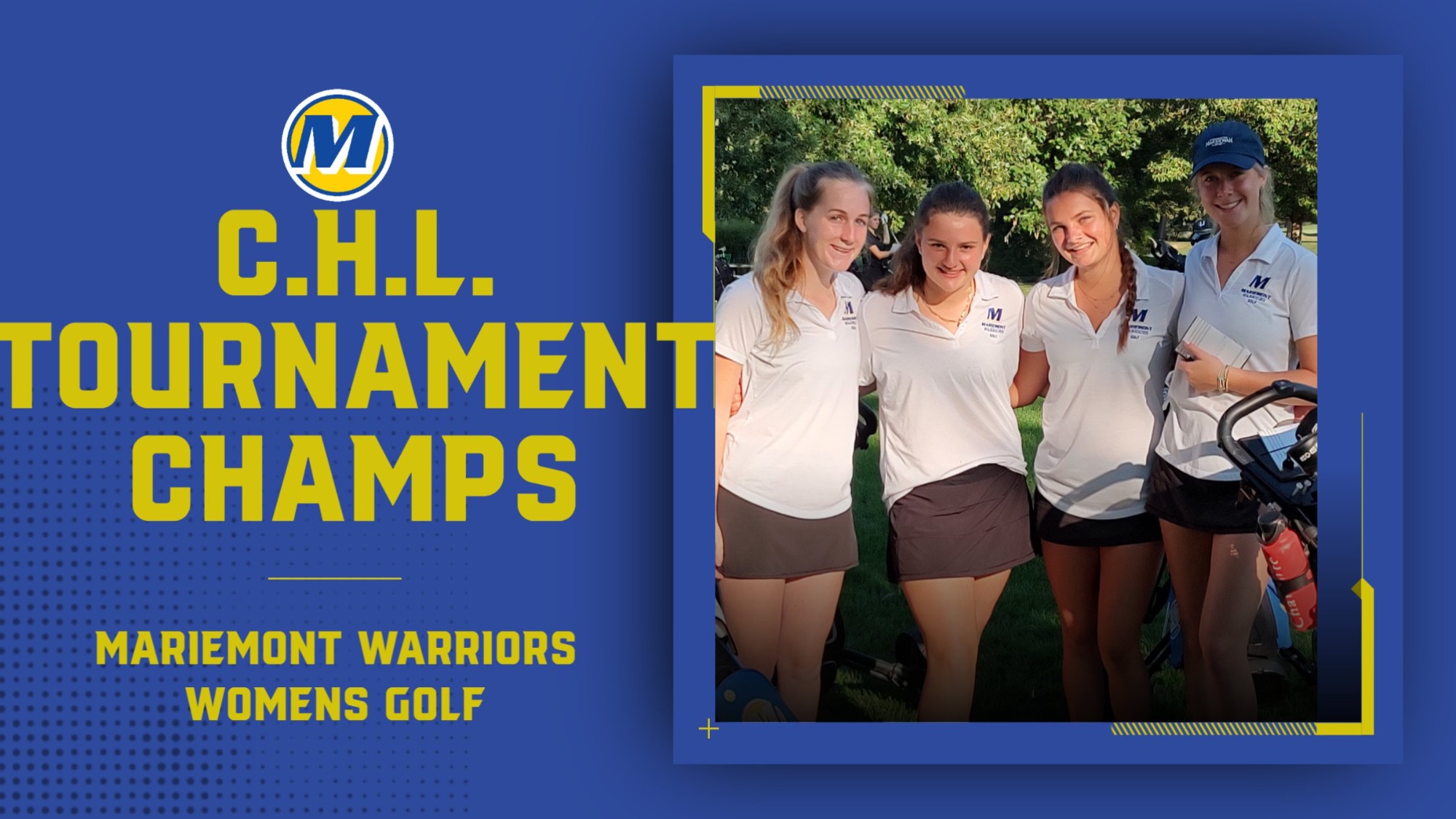 2022 Mariemont Girls Golf-CHL Champions