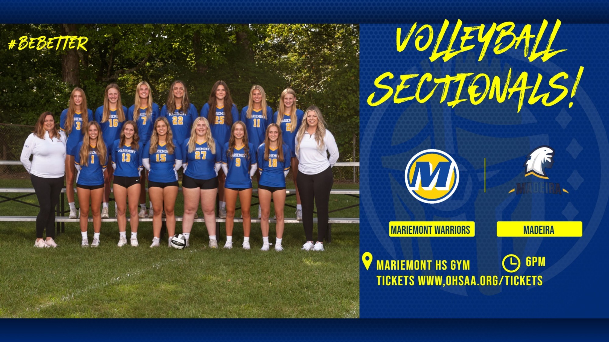 2023 Girls Volleyball-Madeira OHSAA