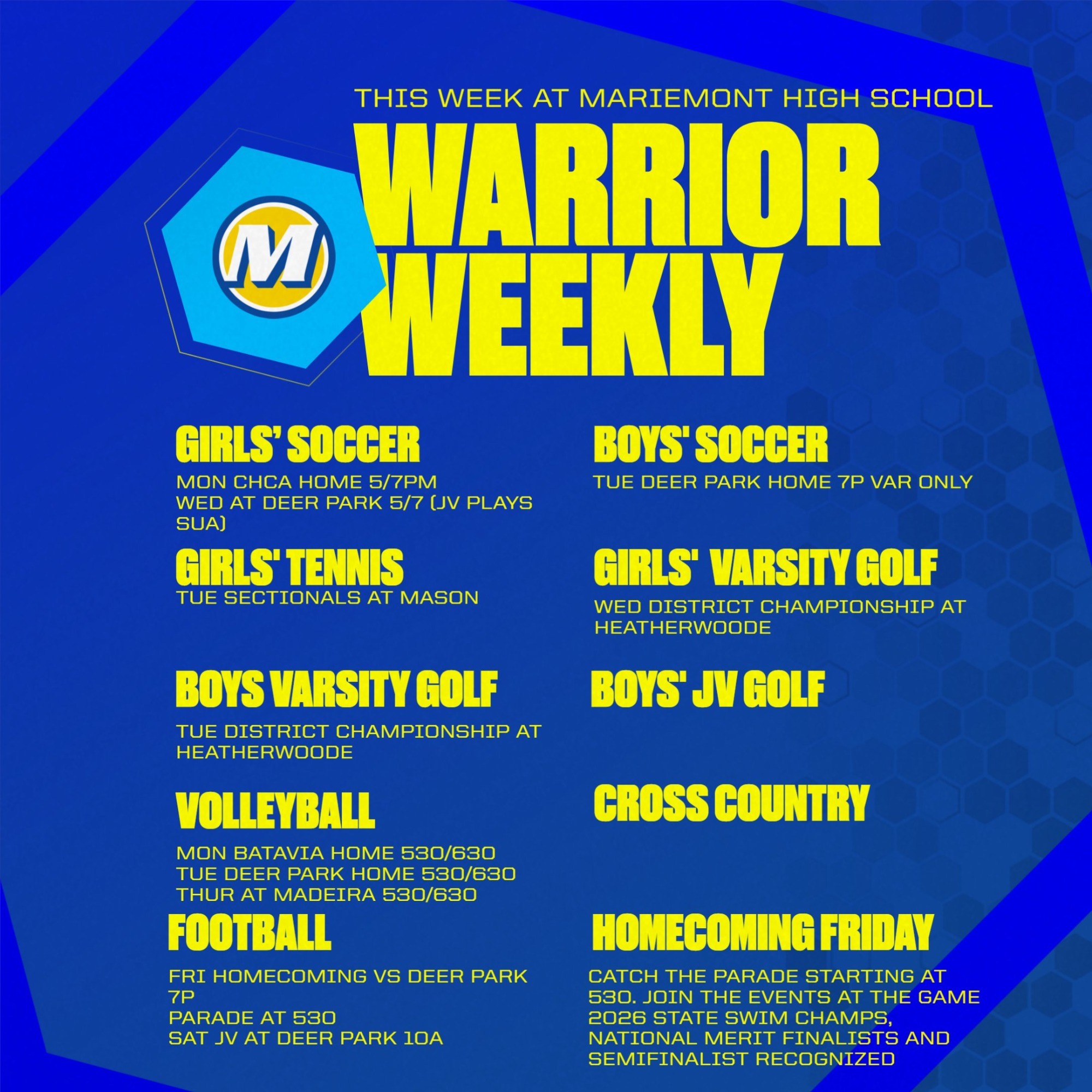 Warrior Weekly