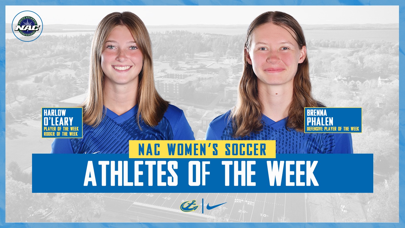 Harlow O'Leary, Brenna Phelan NAC WSO Weekly Awards Graphic 101926
