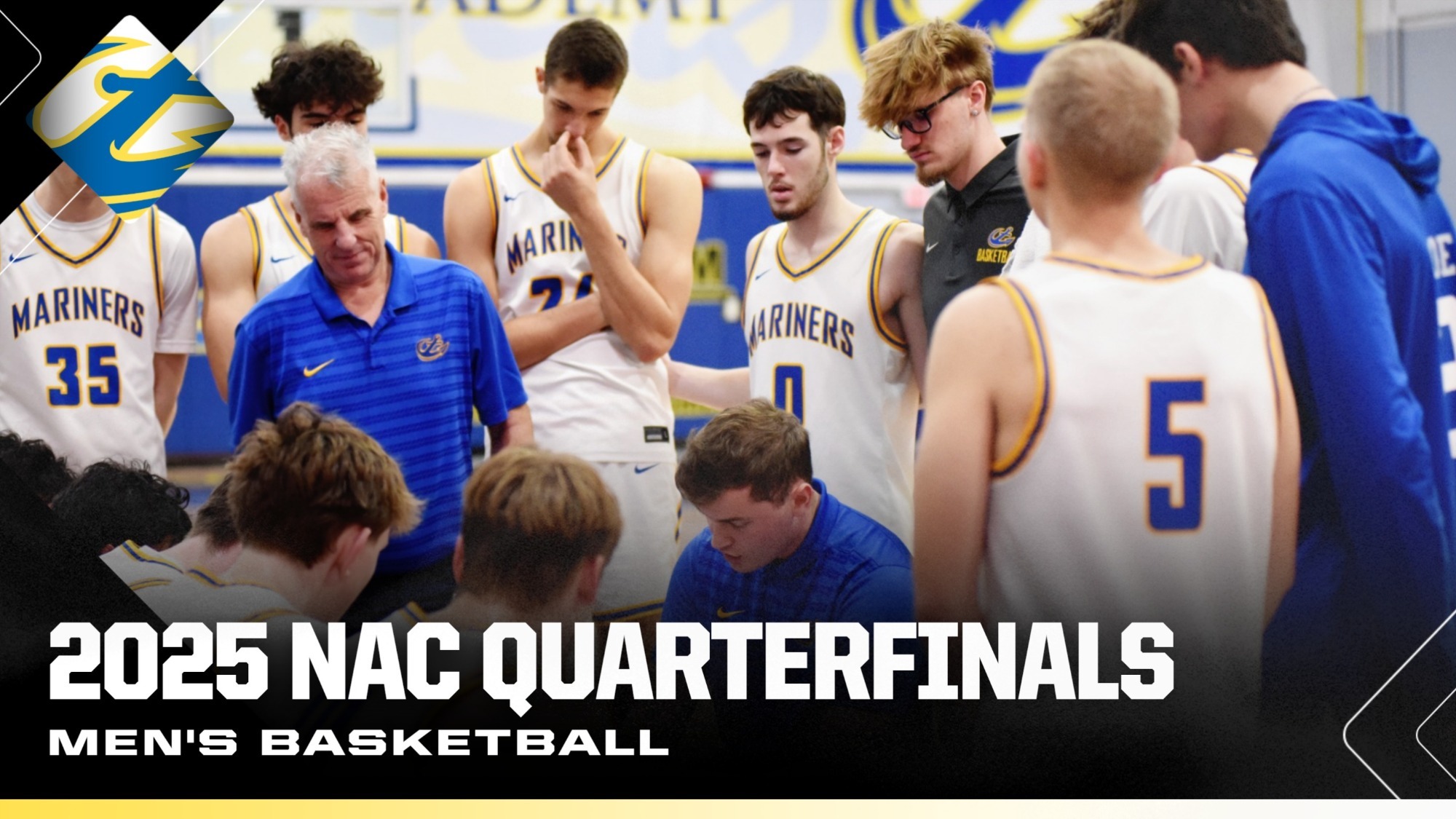 Men's Basketball NAC Quarterfinal Graphic