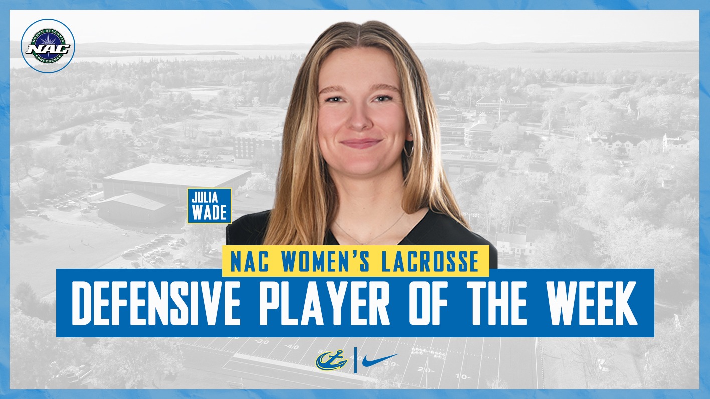 Julia Wade NAC Defensive Player of the Week Graphic
