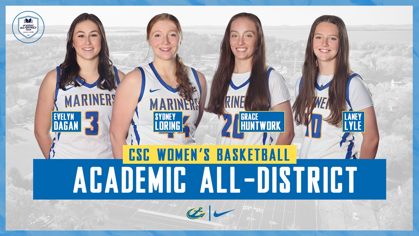WBB CSC Academic All-District Graphic