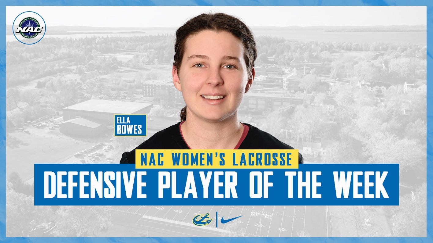 Ella Bowes NAC Defensive Player of the Week Graphic