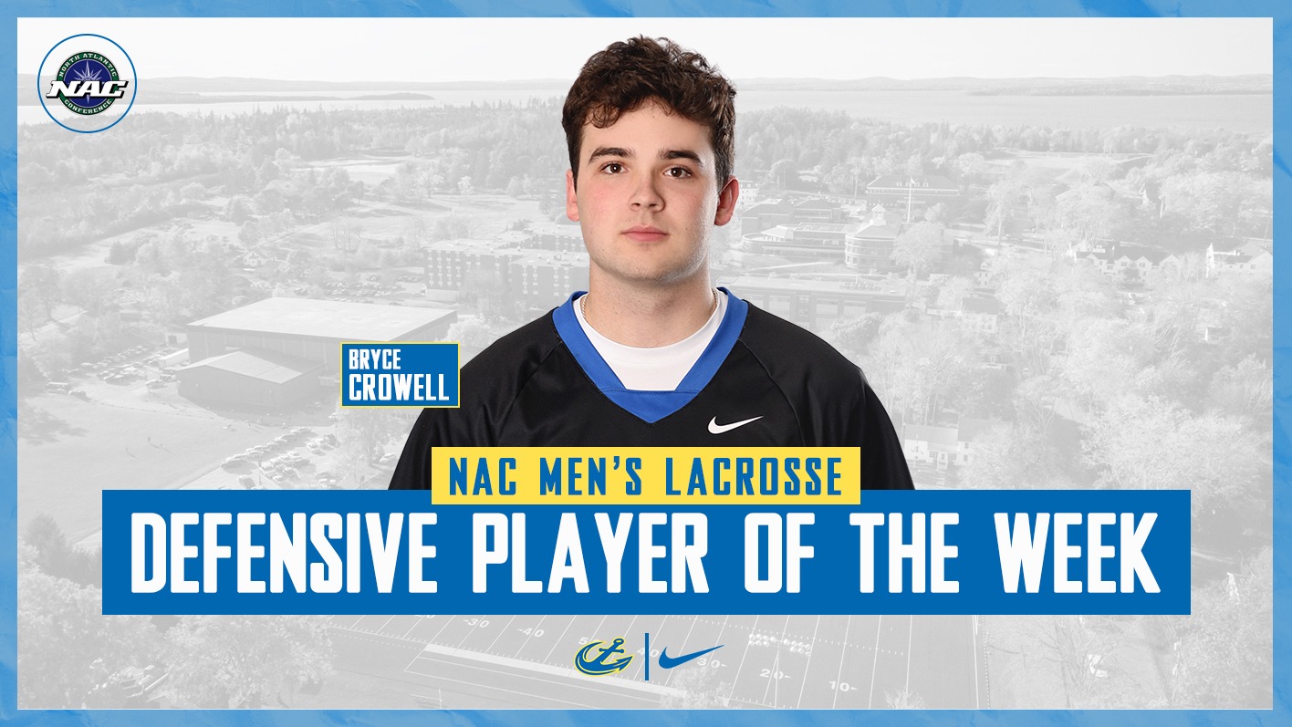 Bryce Crowell NAC Defensive Player of the Week Graphic