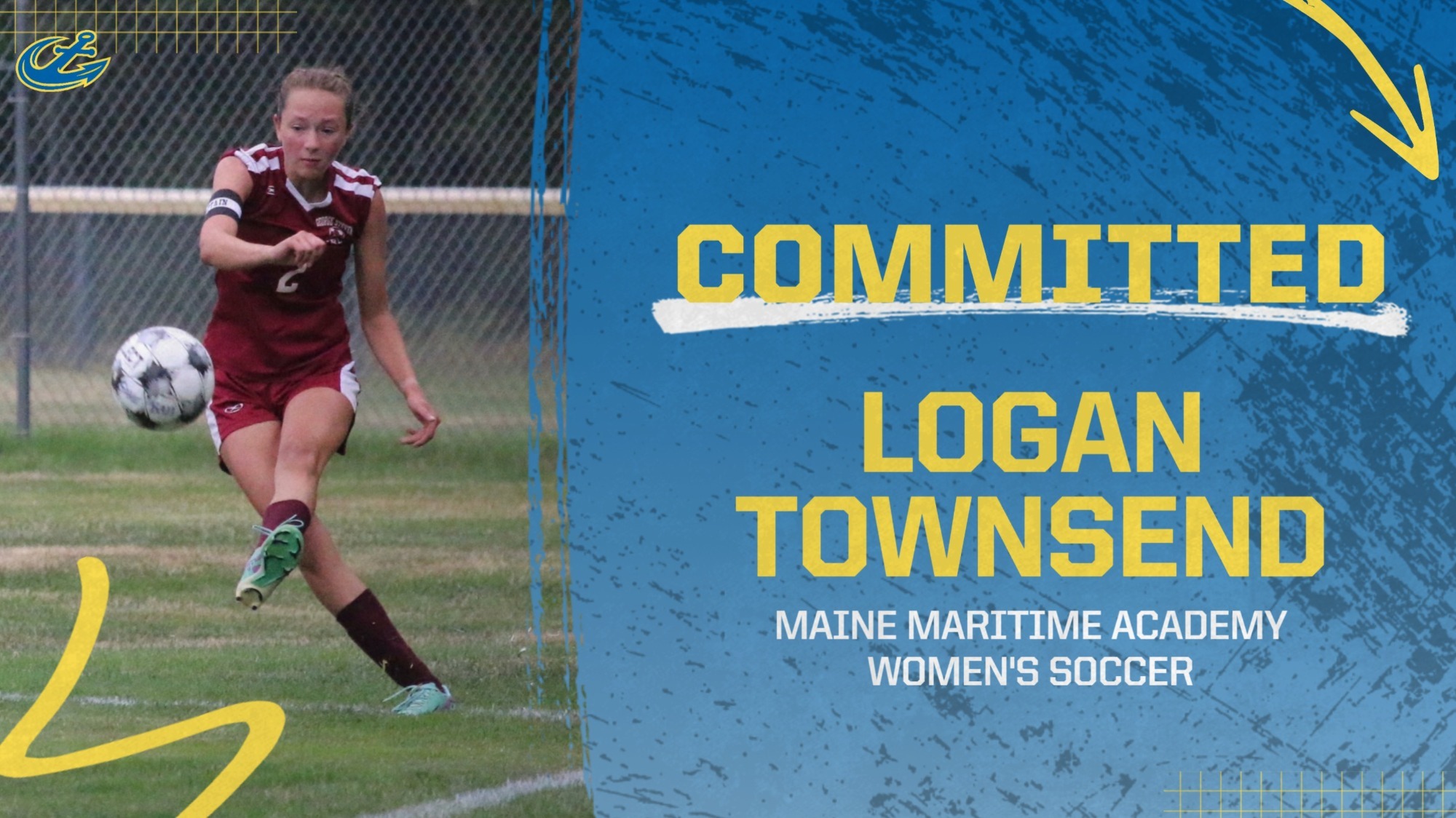 Logan Townsend Women's Soccer Committment Graphic