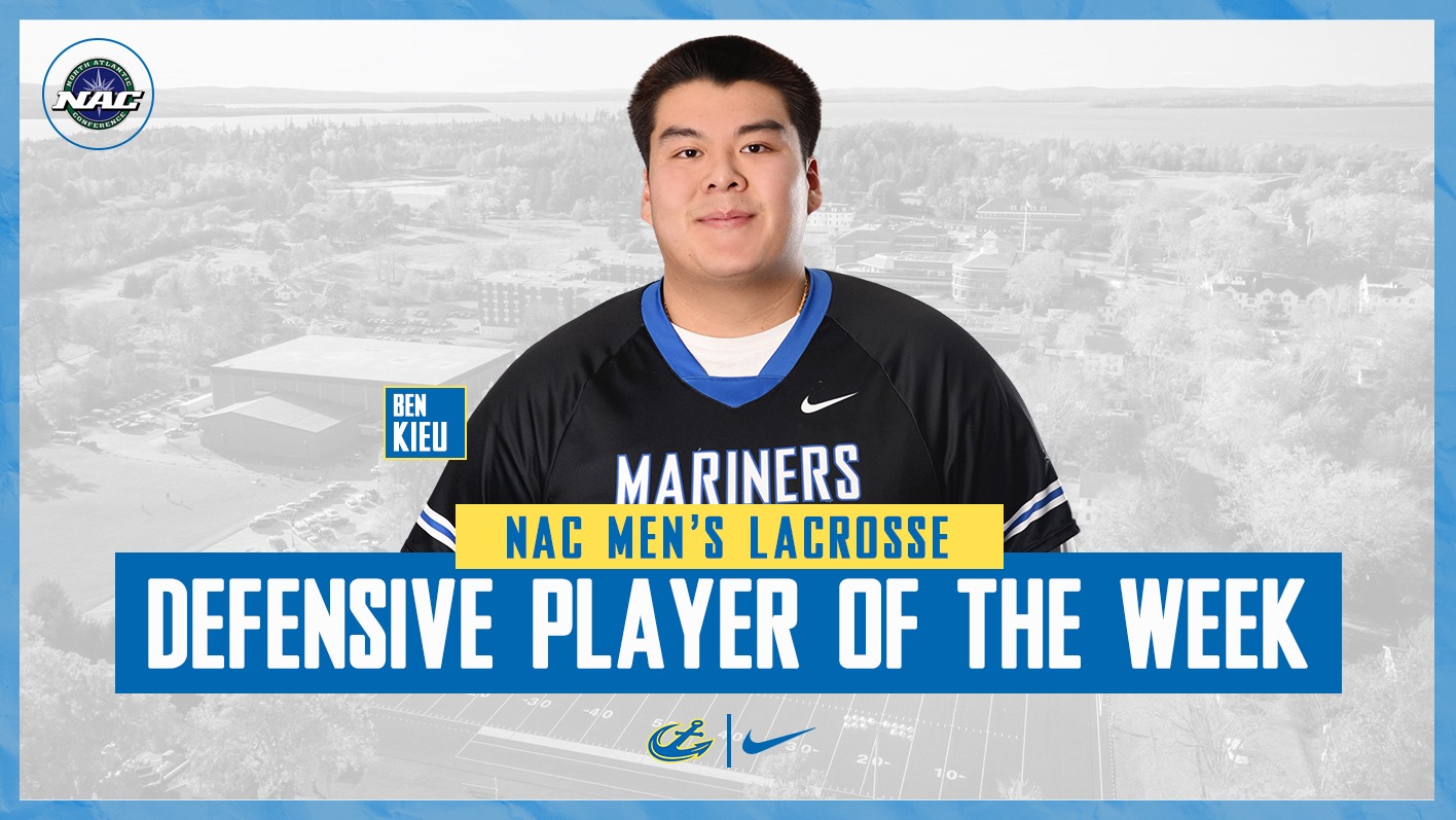 Kieu NAC Defensive Player of the Week Graphic