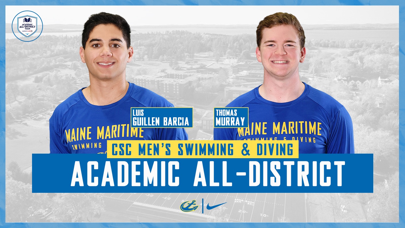 Men's Swimming & Diving CSC Academic All-District Graphic