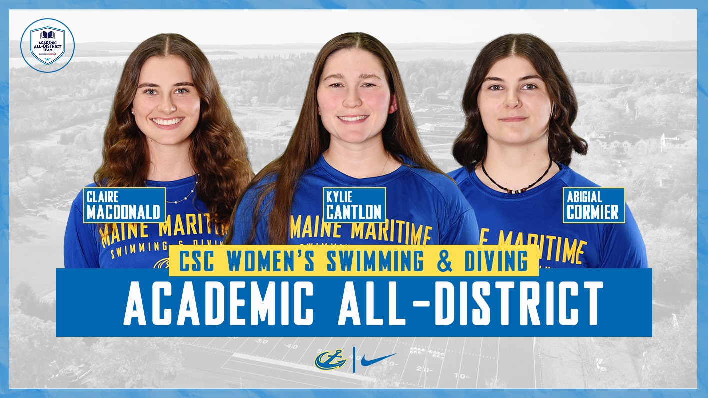 Women's Swimming & Diving CSC Academic All-District Graphic