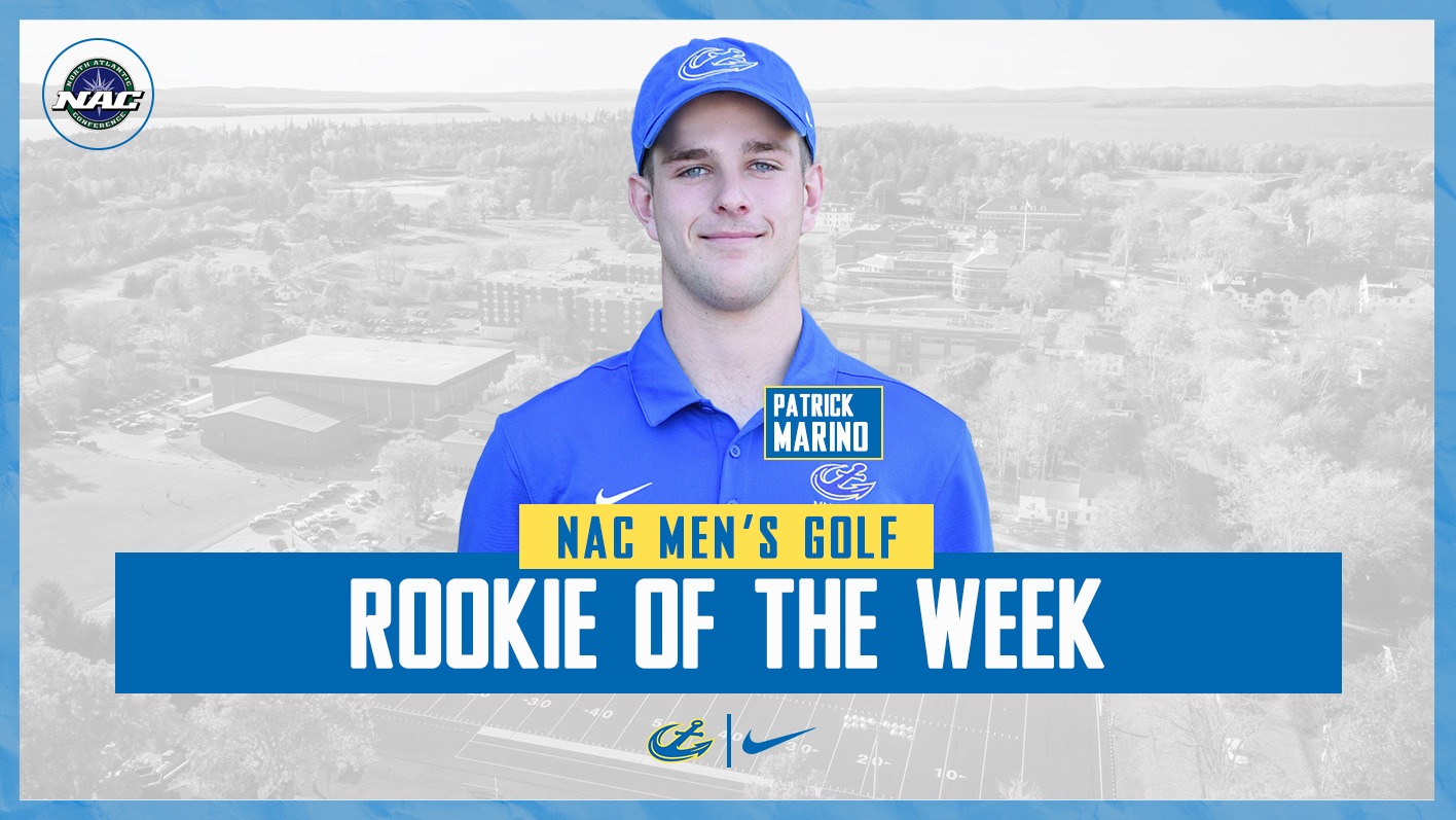 Patrick Marino NAC Men's Golf Rookie of the Week Graphic 090826