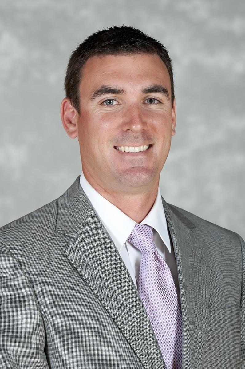 Head shot image of baseball head coach Chris Tracz