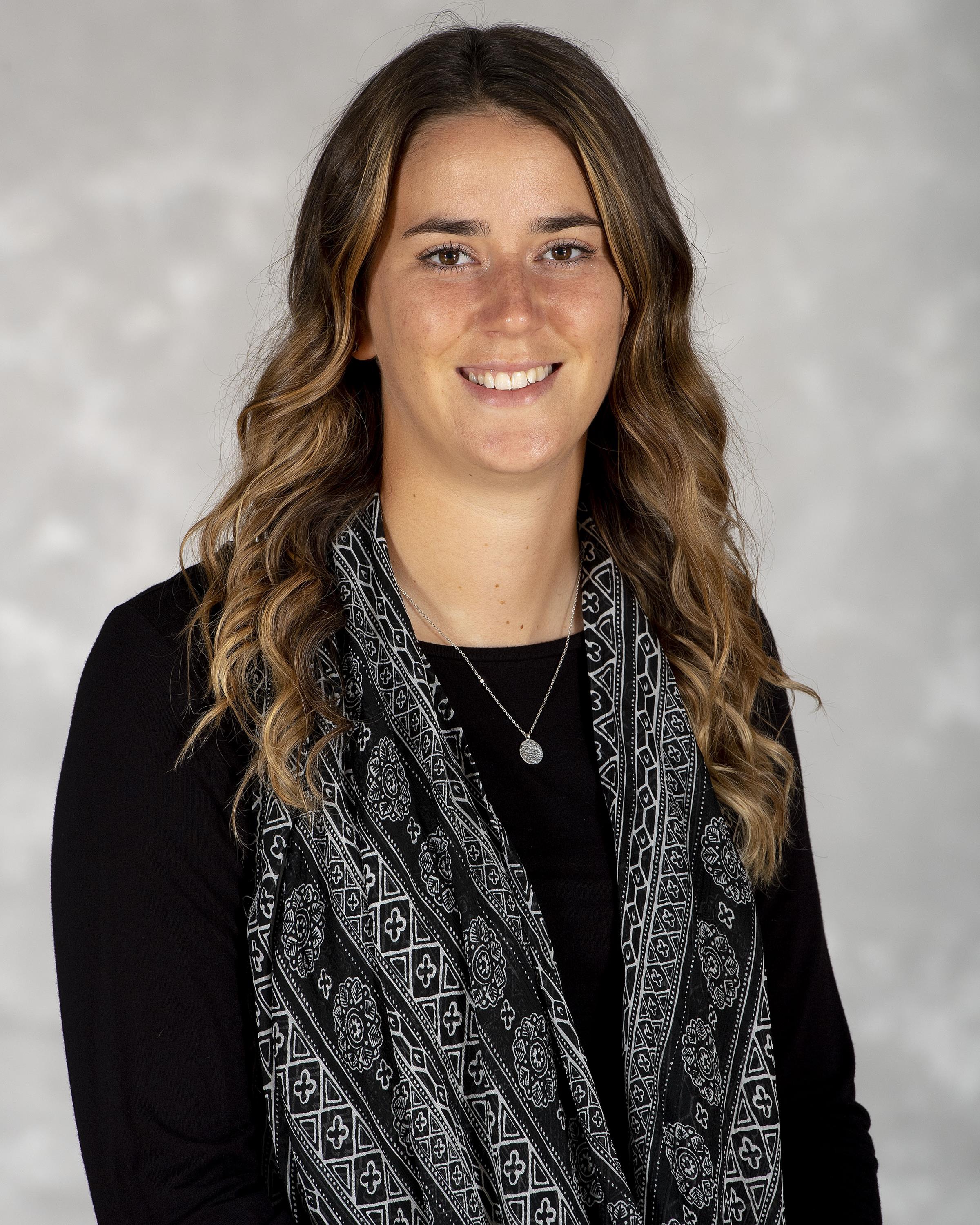 Head shot of women's soccer assistant coach Dara Battistoni