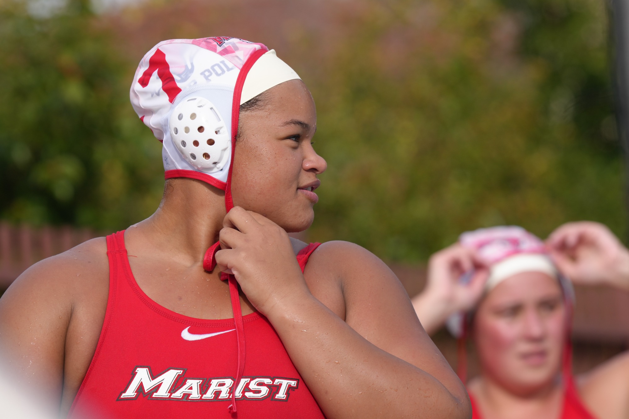 Ella Baumgarten,February 15, 2025; Santa Clara, California, USA; WWP: Marist Red Foxes vs CSUN at Sullivan Aquatic Center;  Photo credit: Catharyn Hayne  