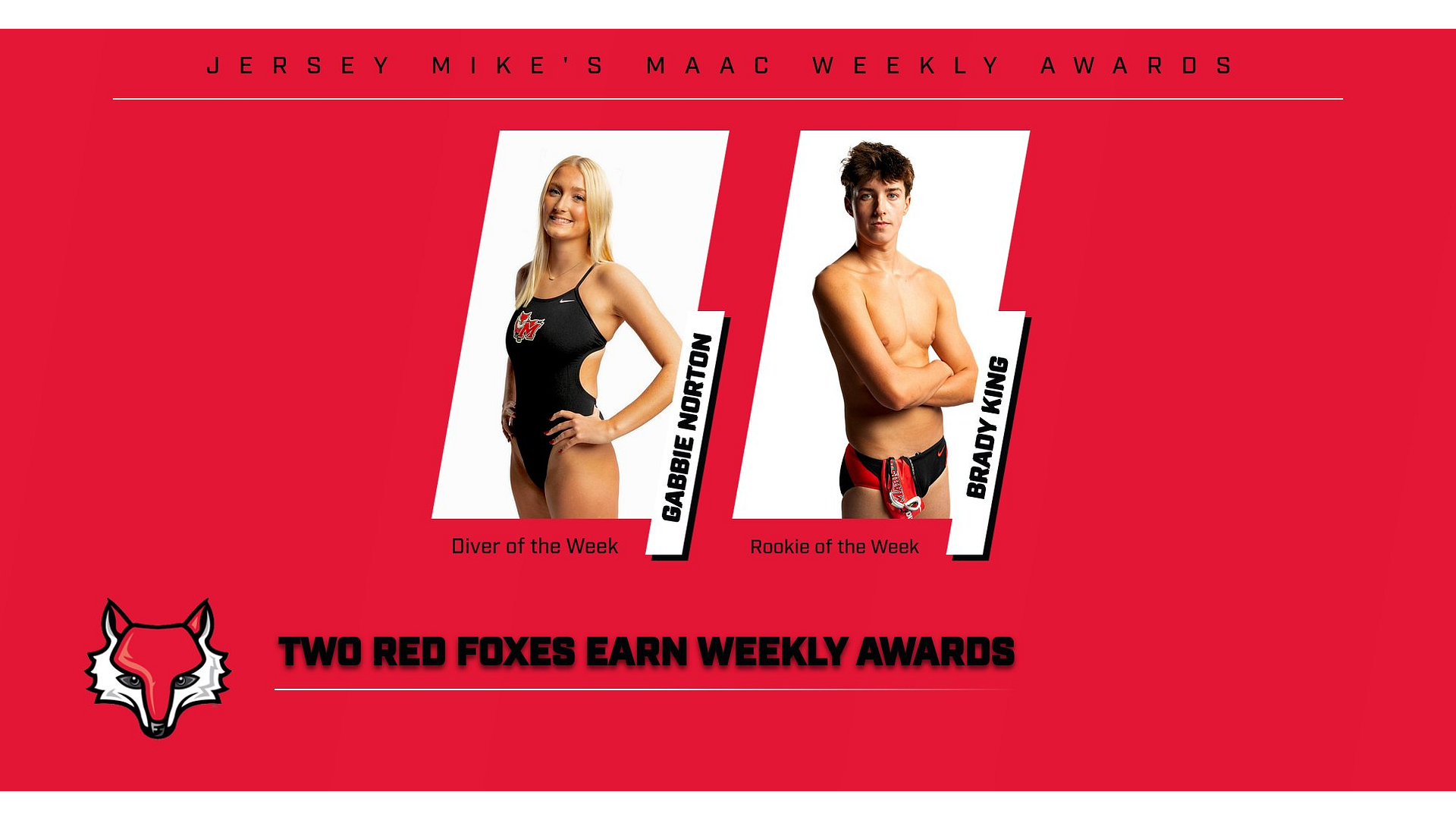 MAAC Awards Swim and Dive