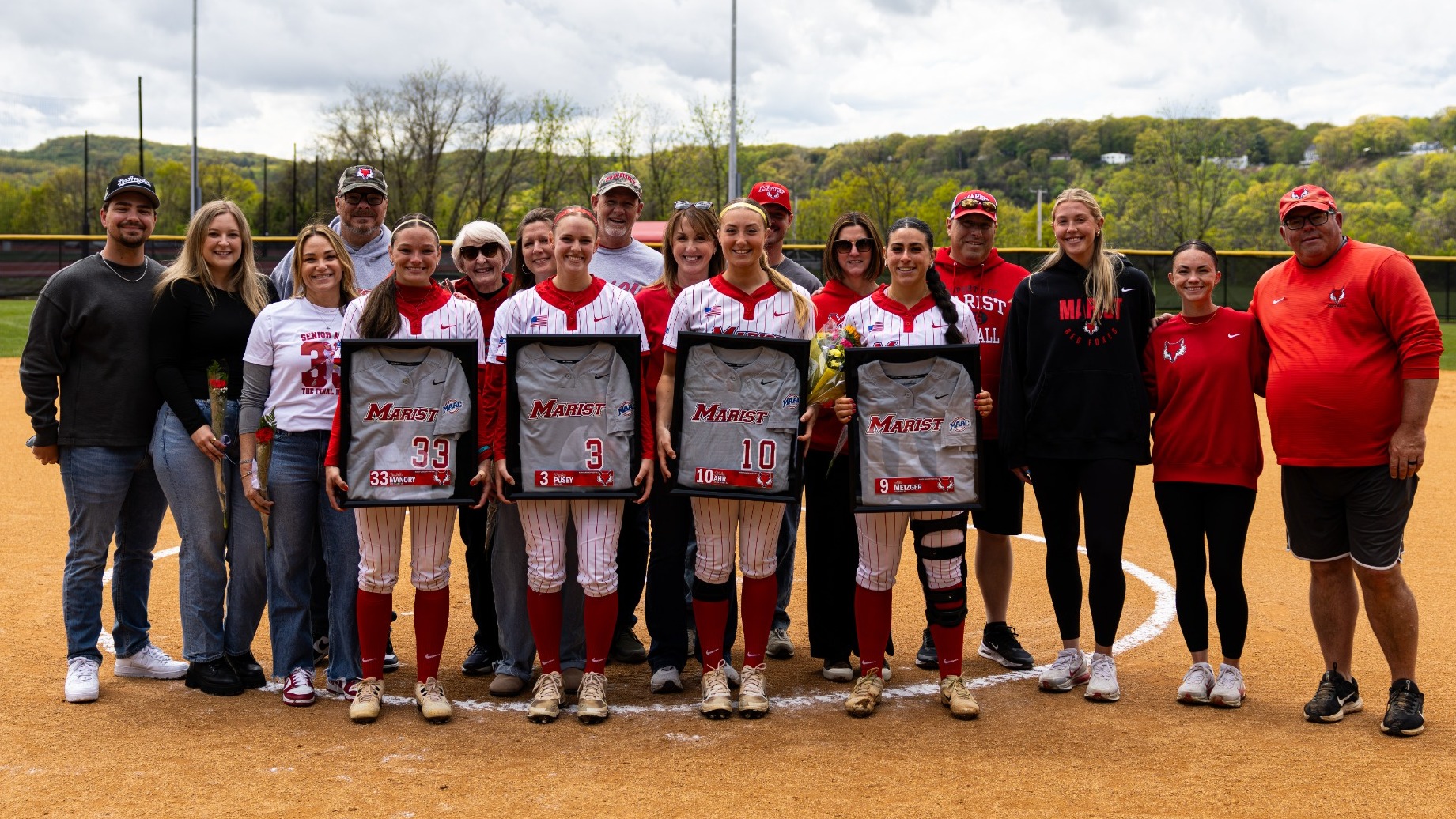 Isabella Manory, Peyton Pusey, Haley Ahr, Ava Metzger - Marist Softball Class of 2026