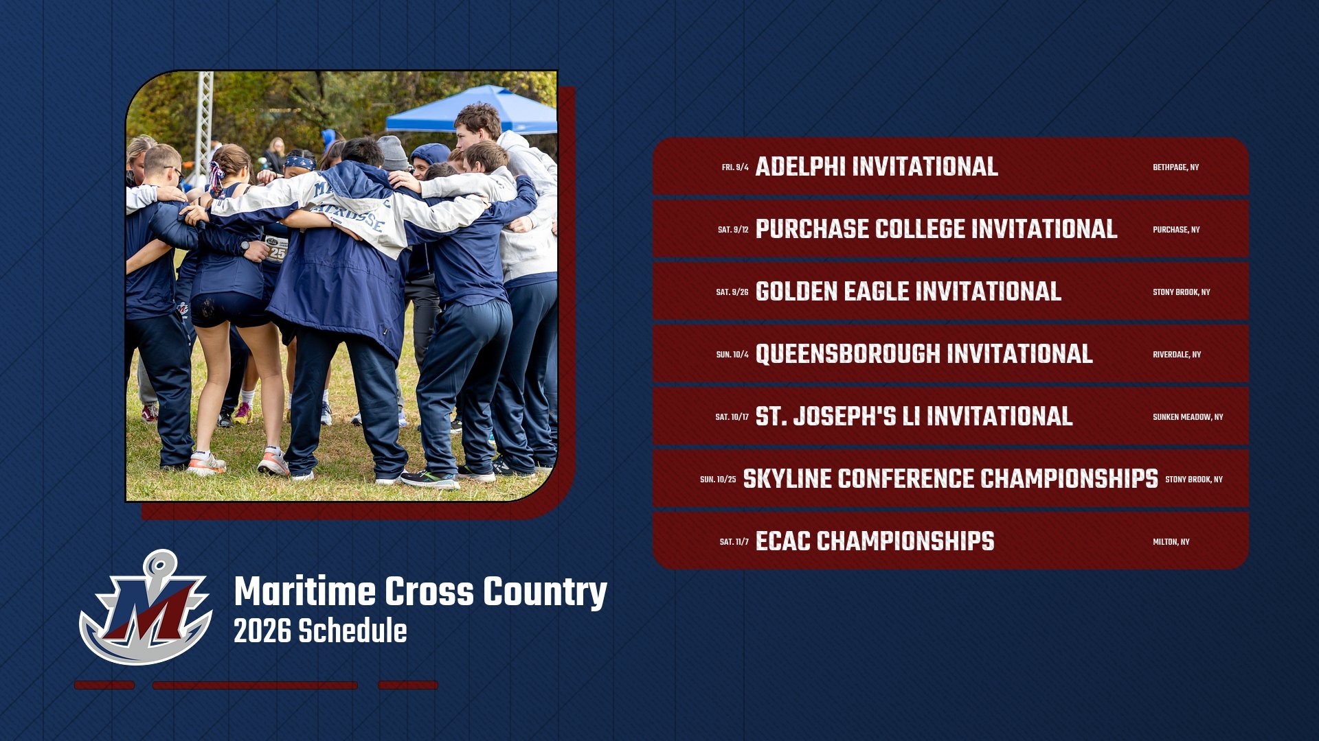 2026 XC Schedule
