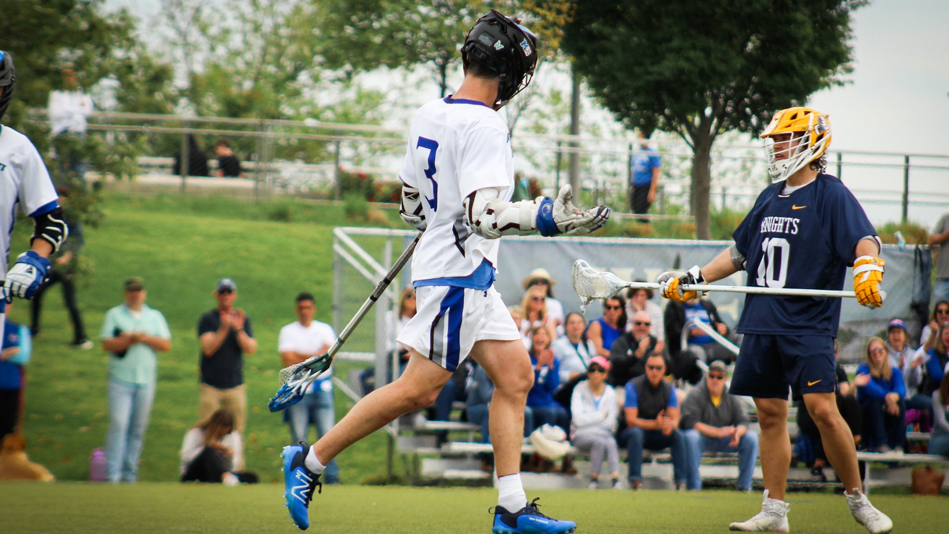 Men’s Lacrosse Advances to AEC Semifinals; Williams Breaks Single