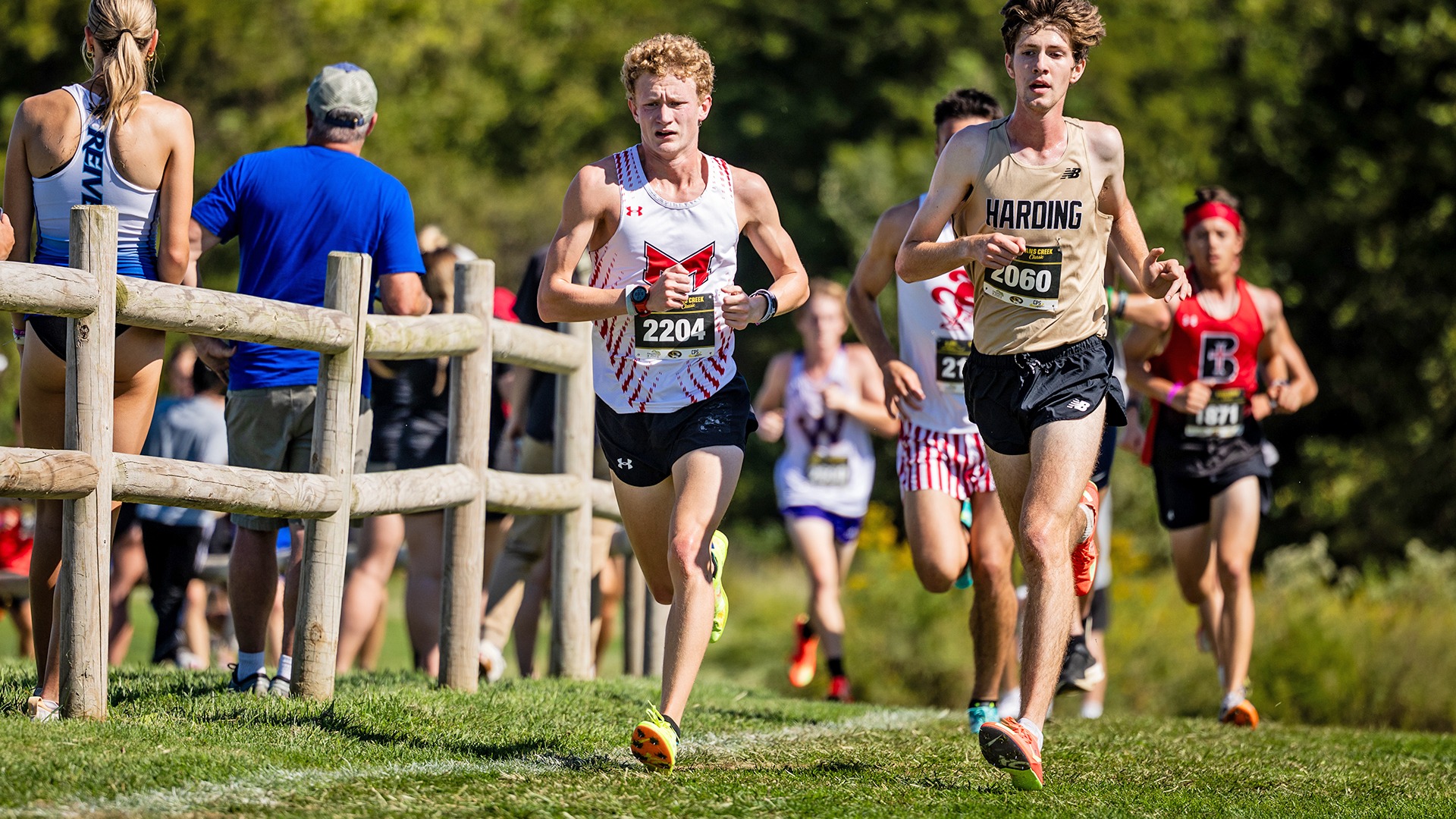 Dawson McCown at 2025 Gans Creek Meet at Mizzou