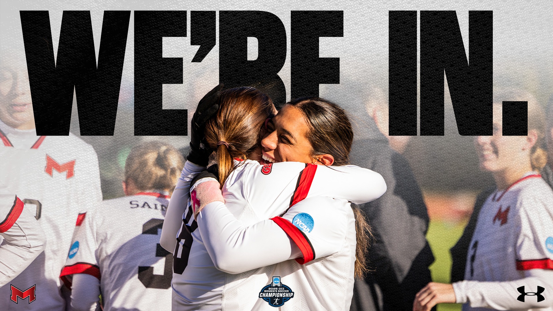 Maryville WSOC NCAA Tournament We're In Graphic