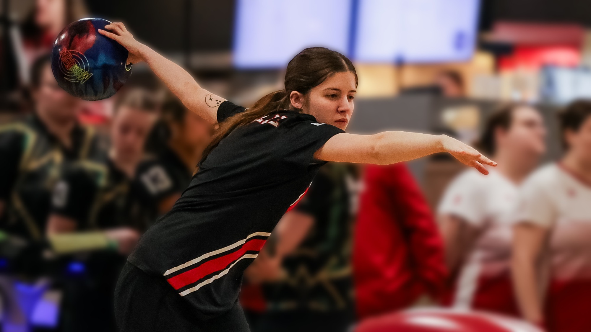 Morgan Brunner bowls