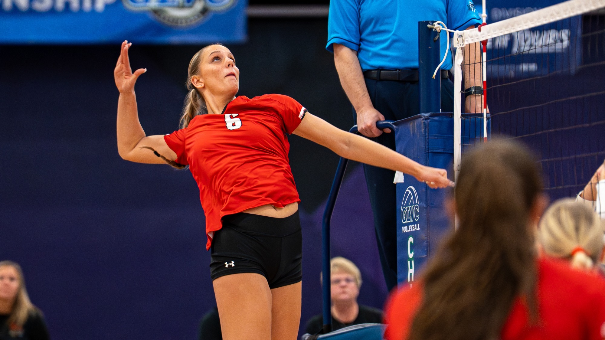 Emma Hoing hits at the NCAA tournament