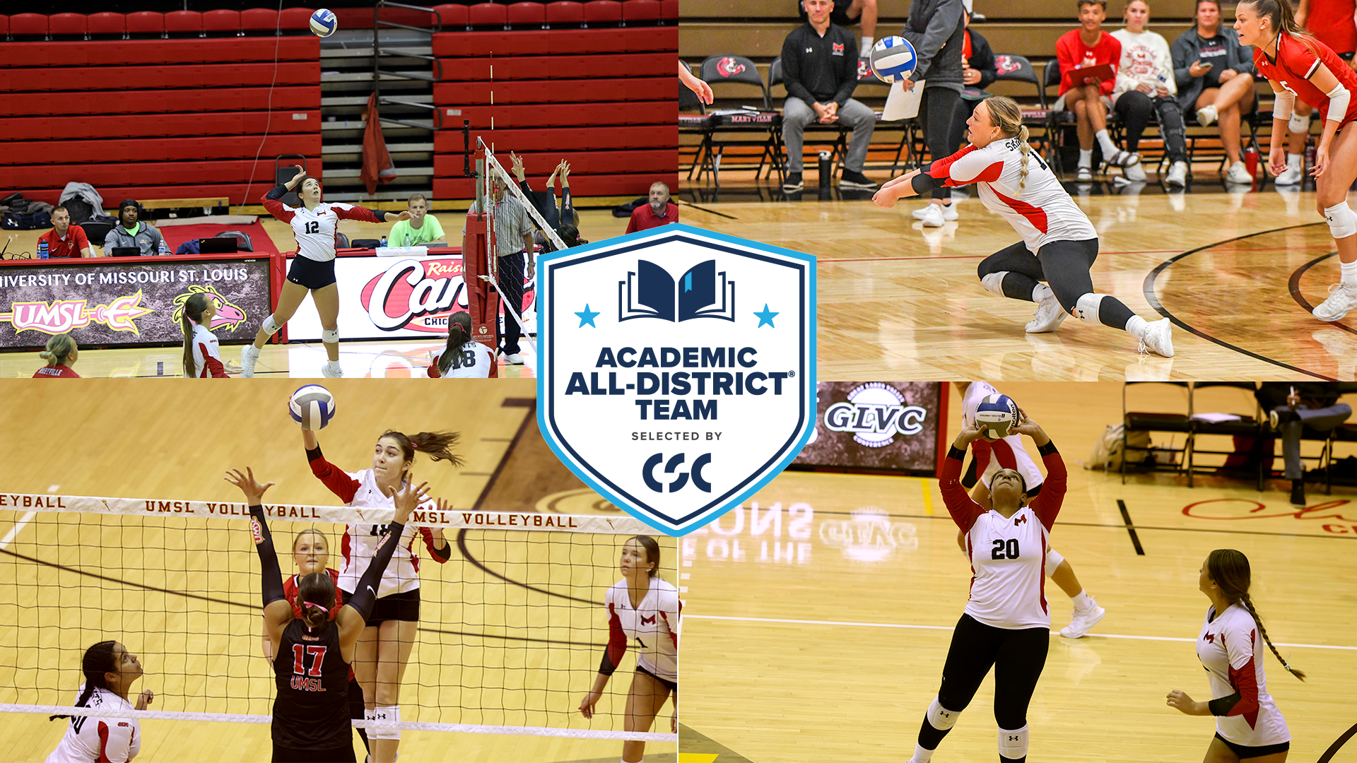 2025 Volleyball CSC Academic All-District